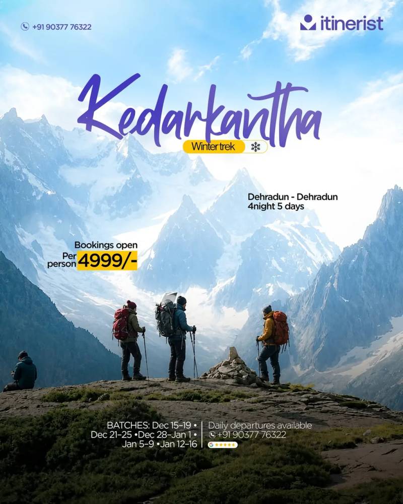 Poster for Kedarkantha for ₹4,999