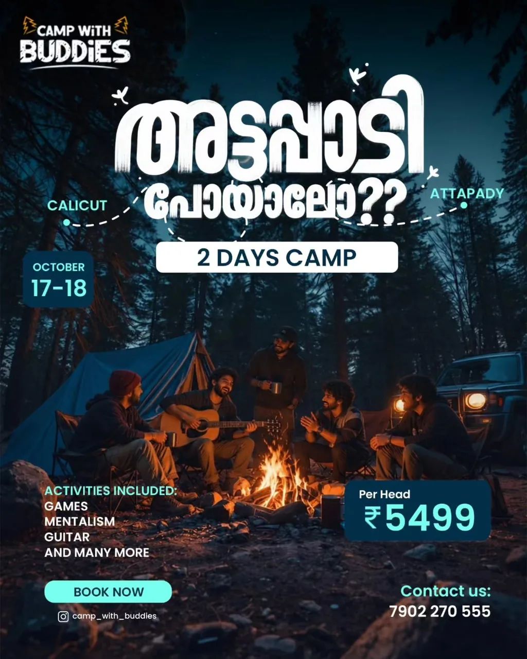 Poster for Strangers camp at Attappadi