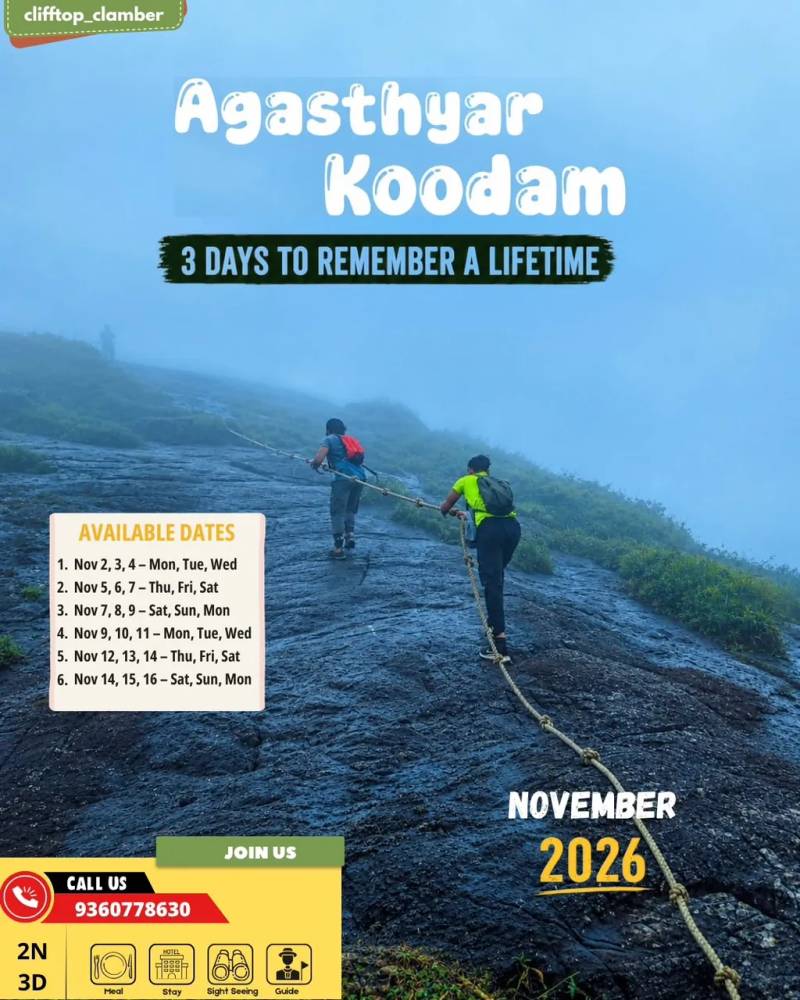 Poster for Agasthyarkoodam, six batches