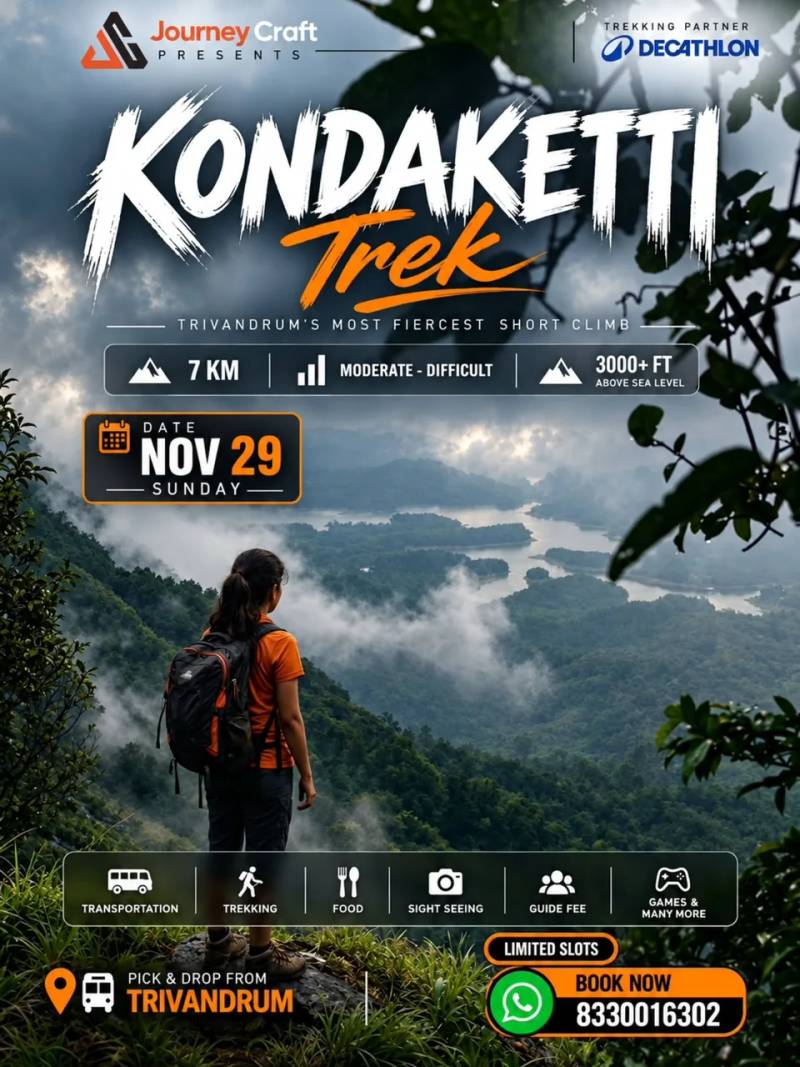 Poster for Kondaketti, the steep one