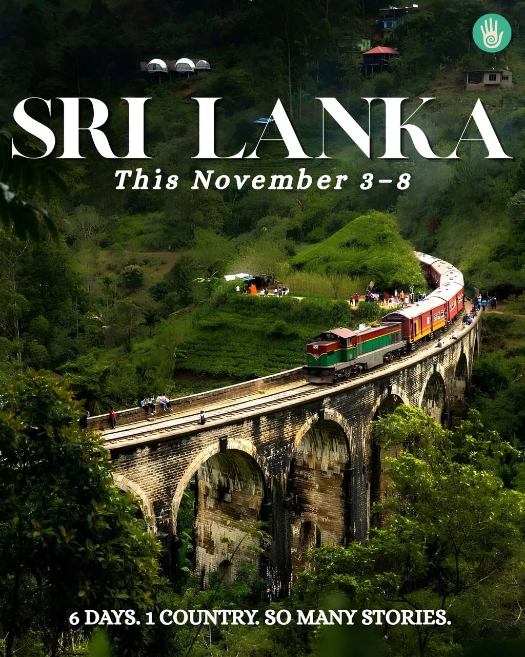 Poster for Six days in Sri Lanka